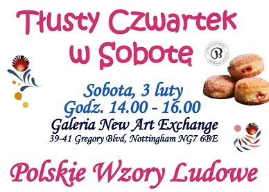 TŁUSTY CZWARTEK W SOBOTĘ! – 3 LUTY 2024